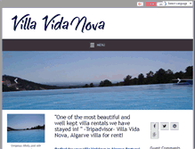 Tablet Screenshot of algarvevillaforrent.com